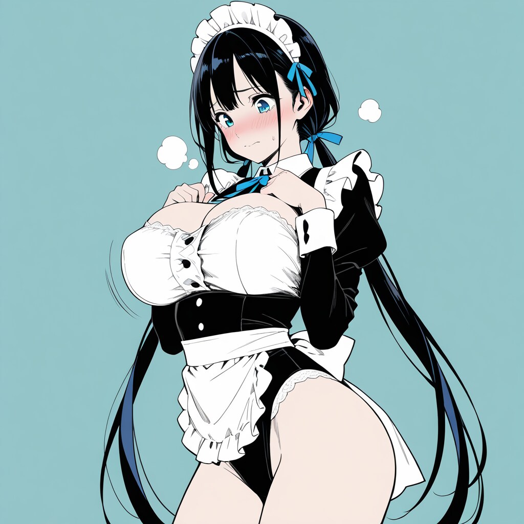 メイド服　モデルサンプル