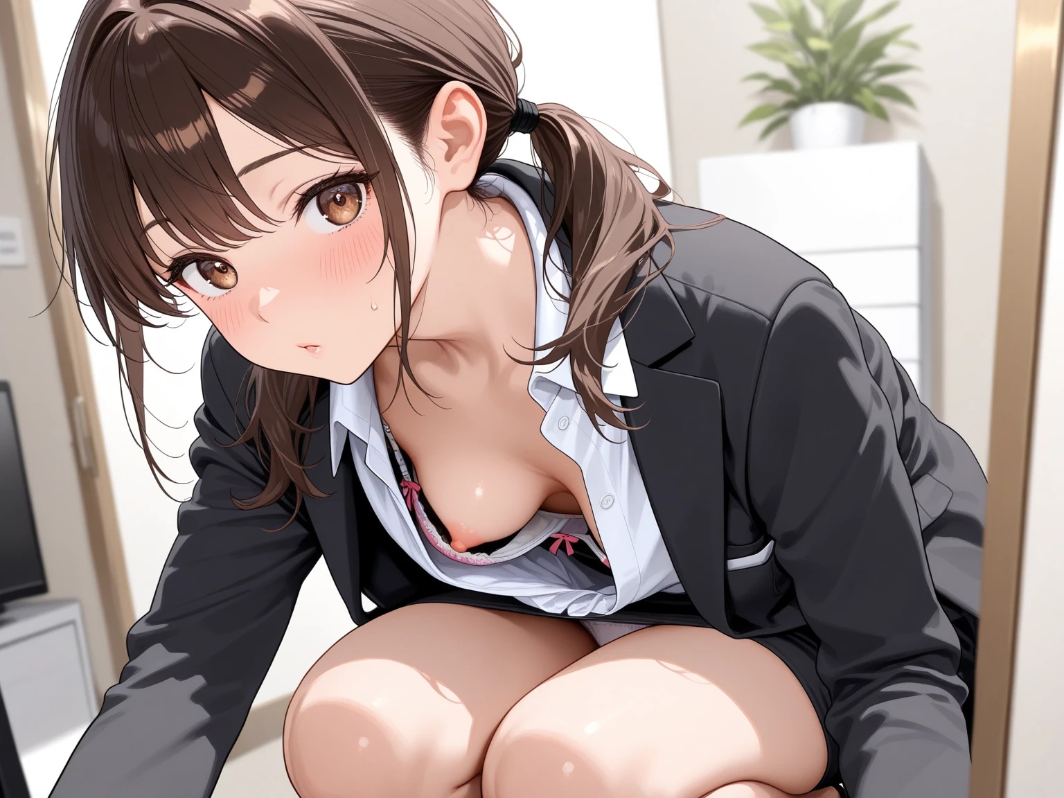 40枚:偶然パンツとおっぱいが同時に見えた瞬間