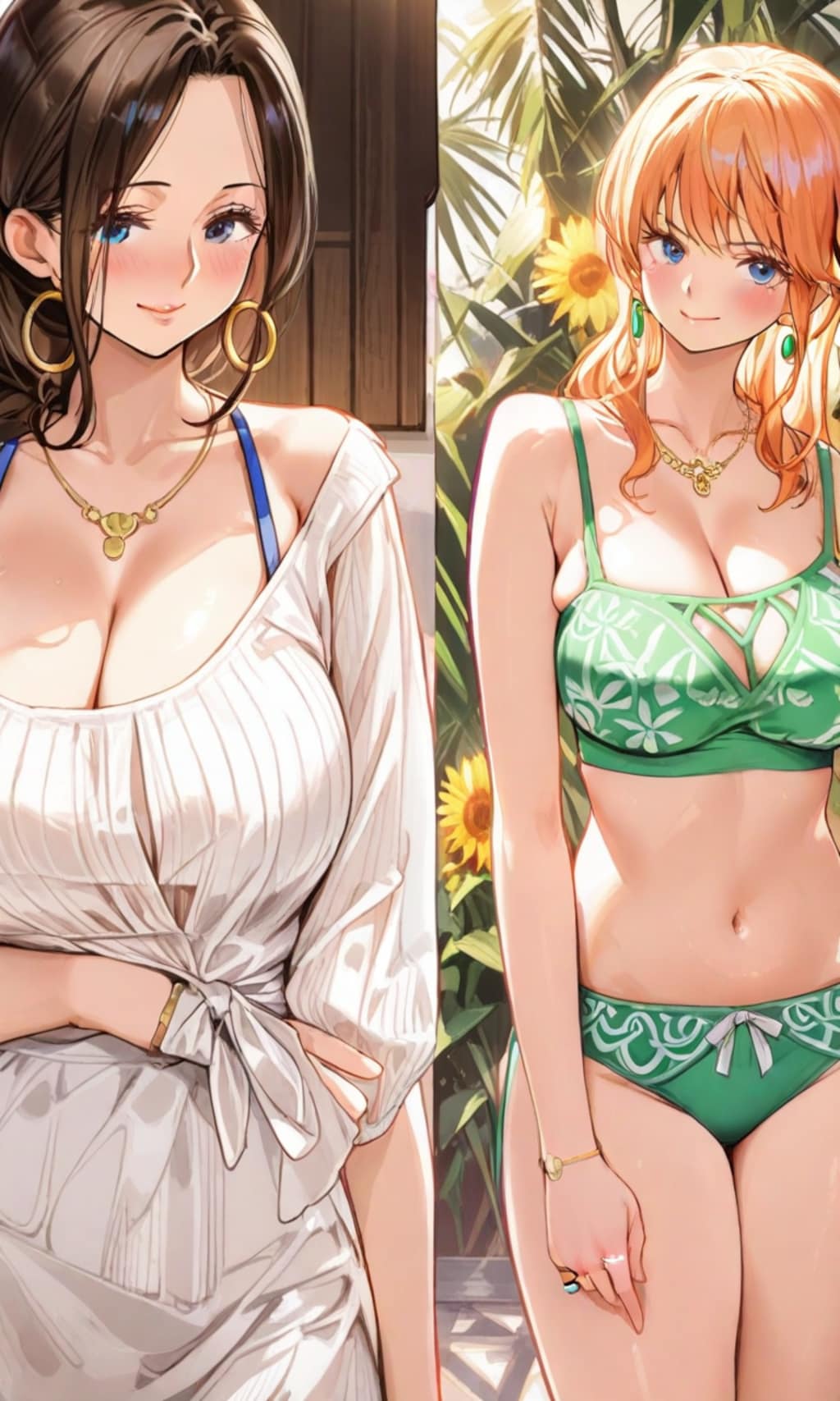 没水着イラストです