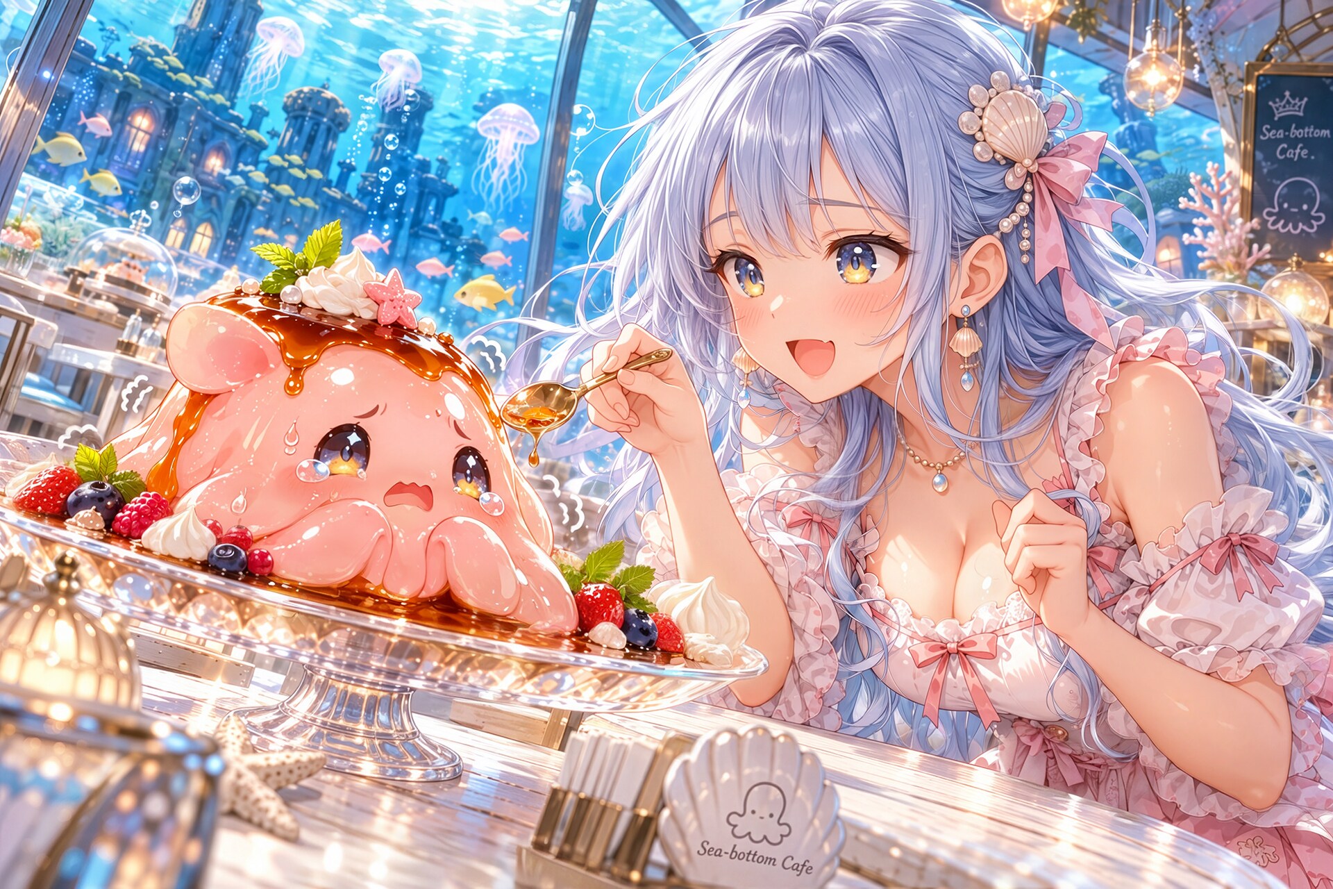 食べないで！メンダコプリン