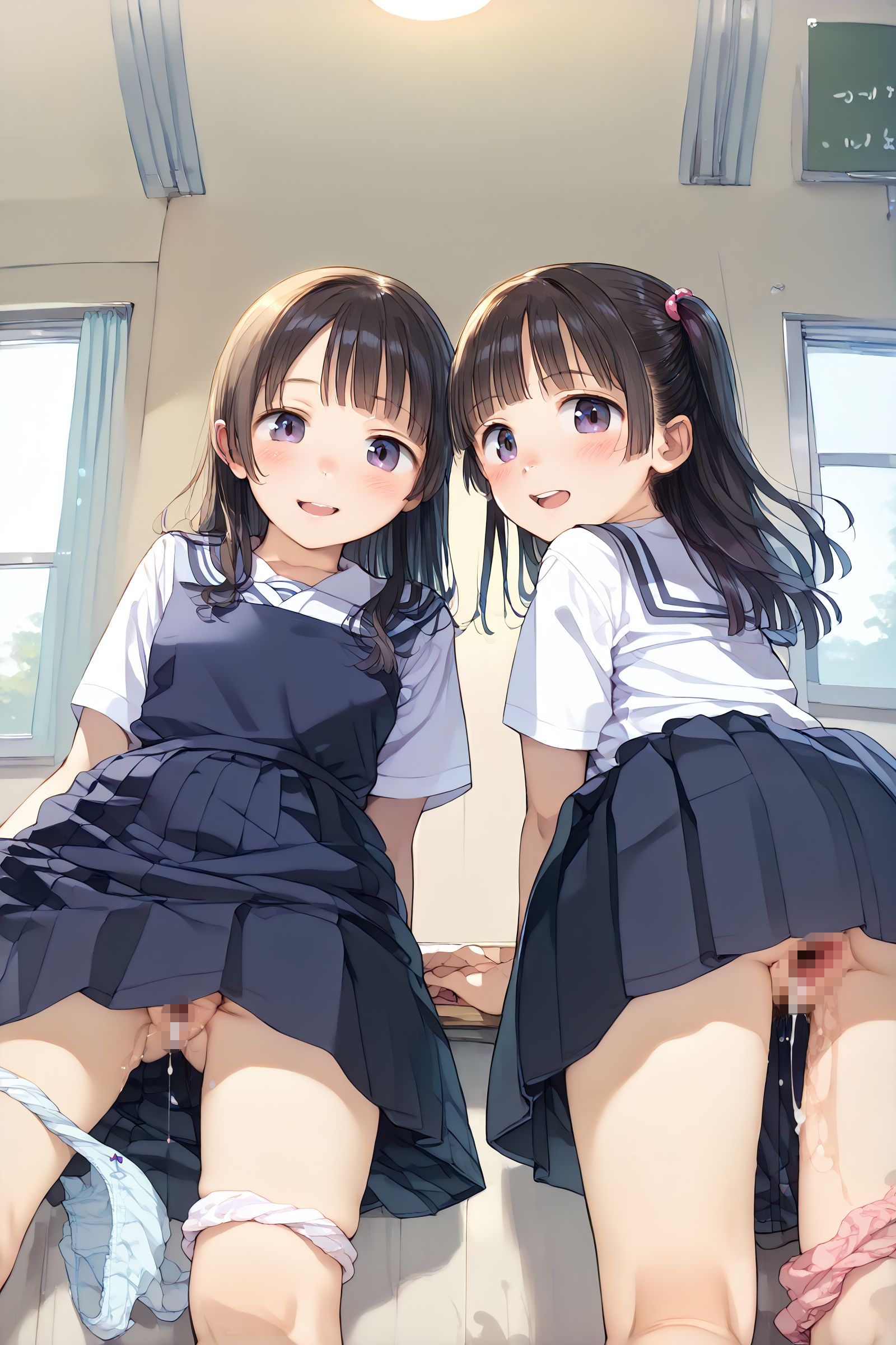 クラス女子の撮影を手伝った結果、俺のチ〇ポサイズが１軍女子たちに共有されてしまった