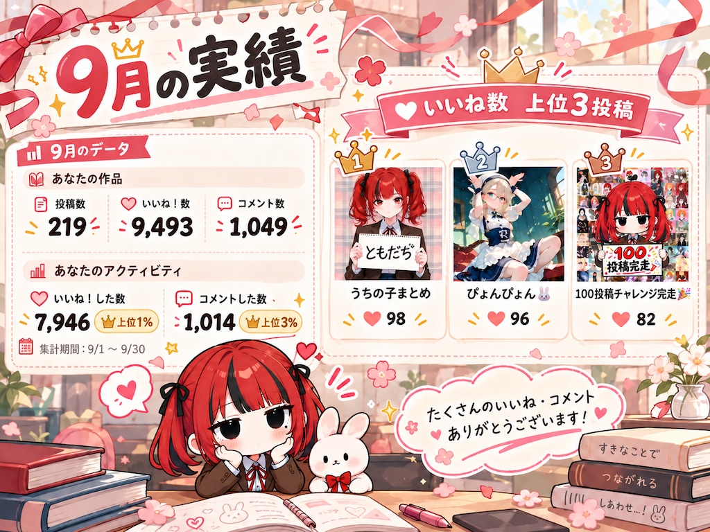2026年9月の実績