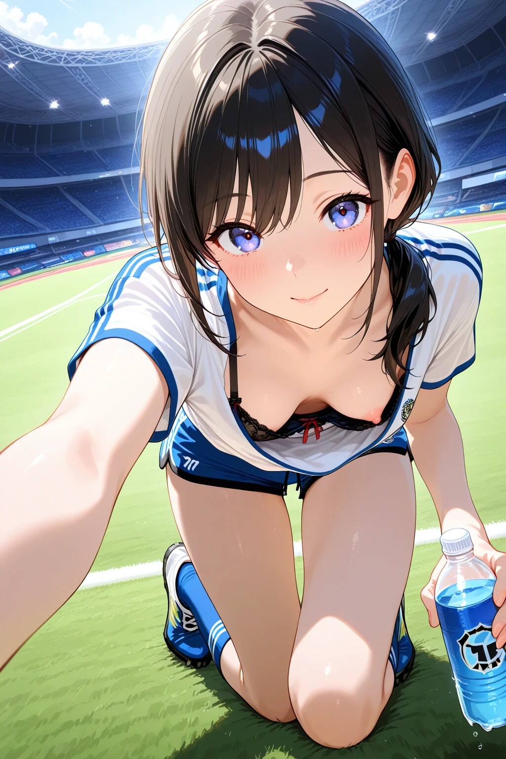 33枚:マネージャー胸チラ