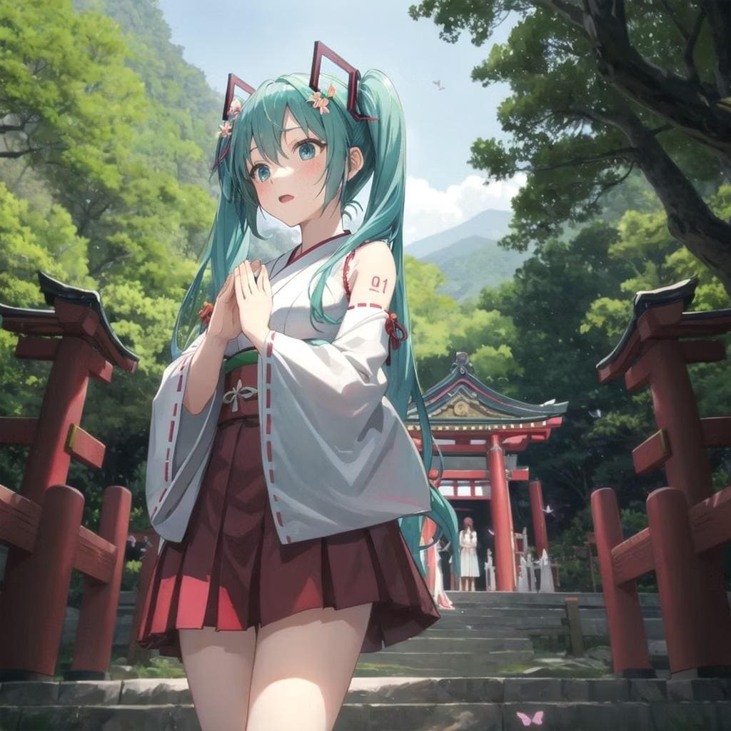 初音ミク⛩️巫女