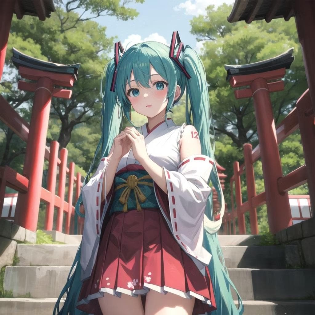 初音ミク⛩️巫女