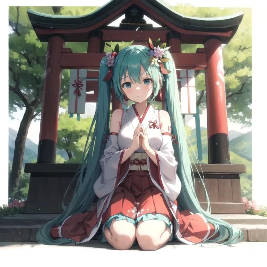 初音ミク⛩️巫女