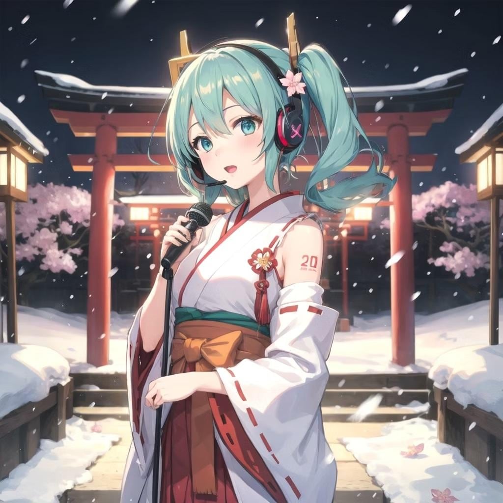 初音ミク⛩️巫女