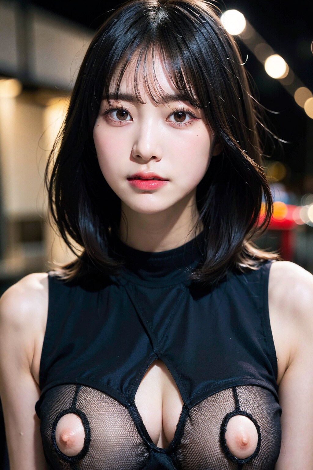 あみあみでポロリ　拡大版