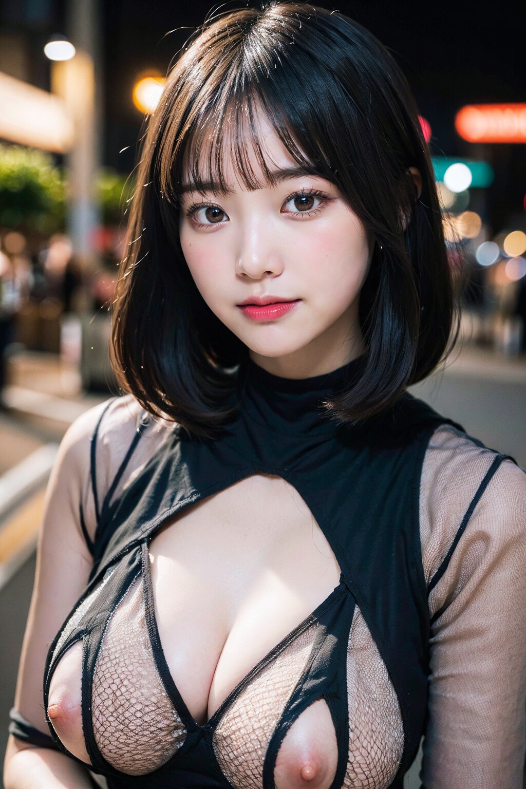 あみあみでポロリ　拡大版