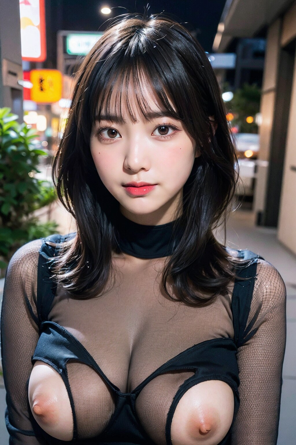 あみあみでポロリ　拡大版