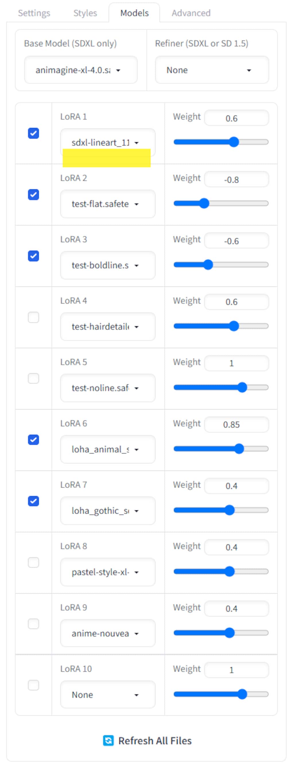 004：線画LoRAについて