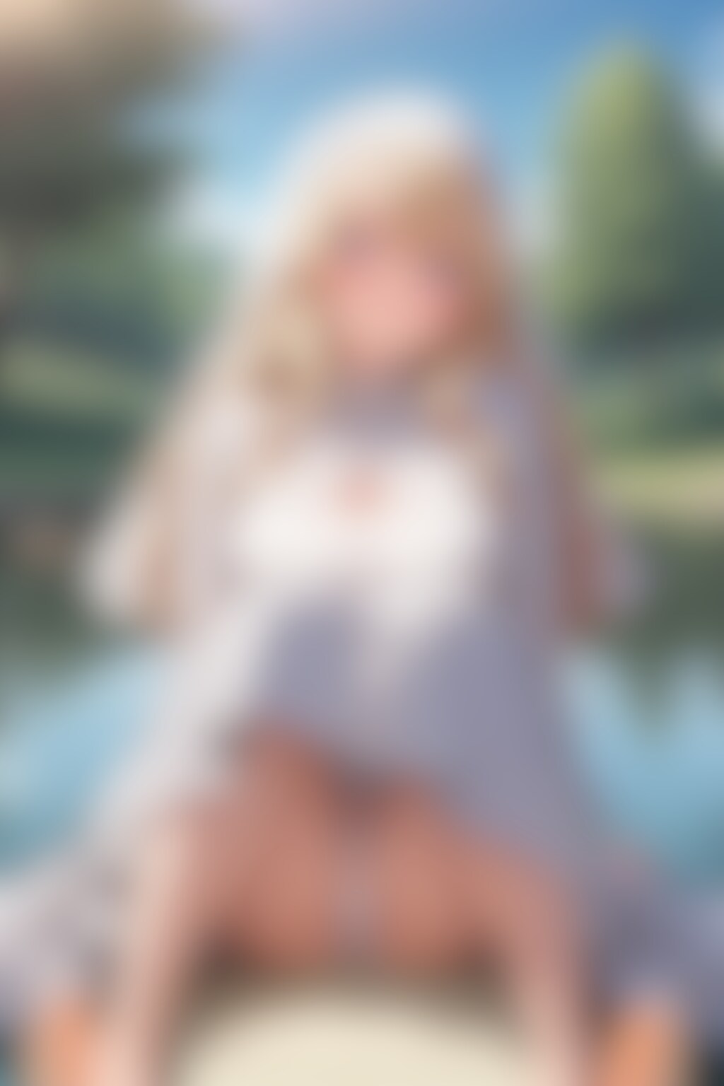 36枚:プロンプト実験作　いろんな色のシスター服でパンチラ