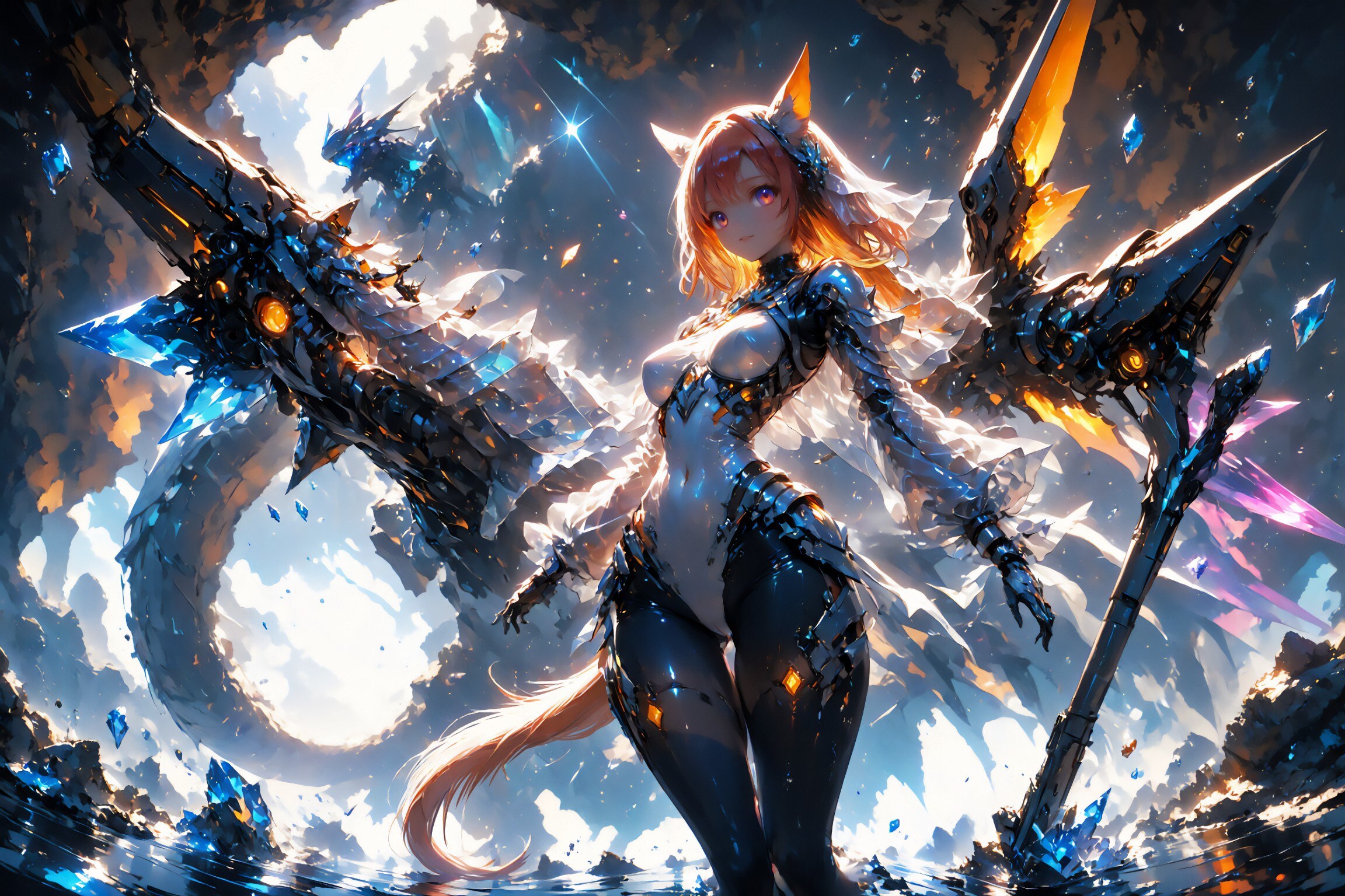 白と銀の装甲が迎え撃つ地底の決戦