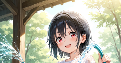 水遊び