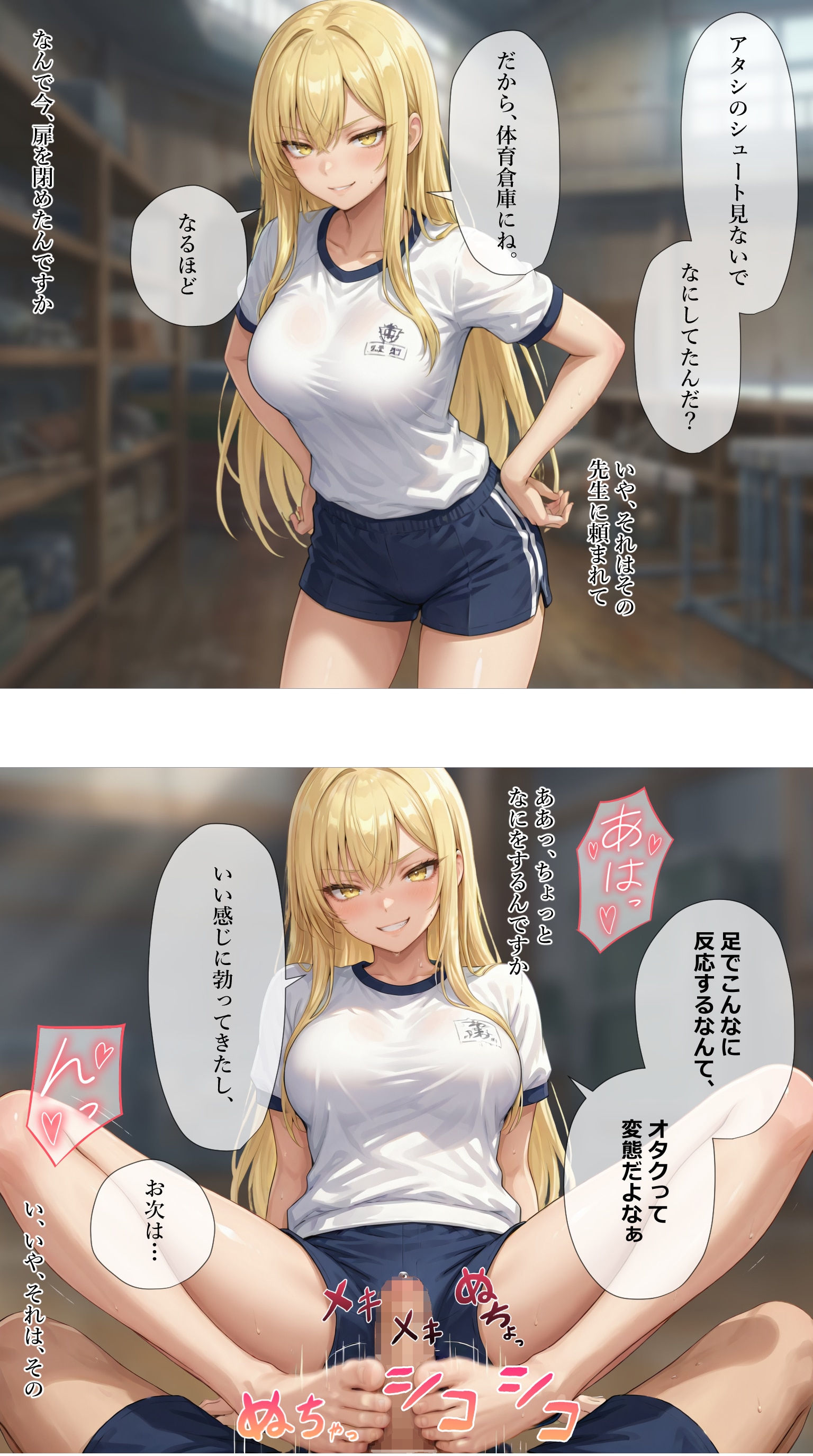 体育の授業を受ける一軍ギャルズ【黒咲カレン】編