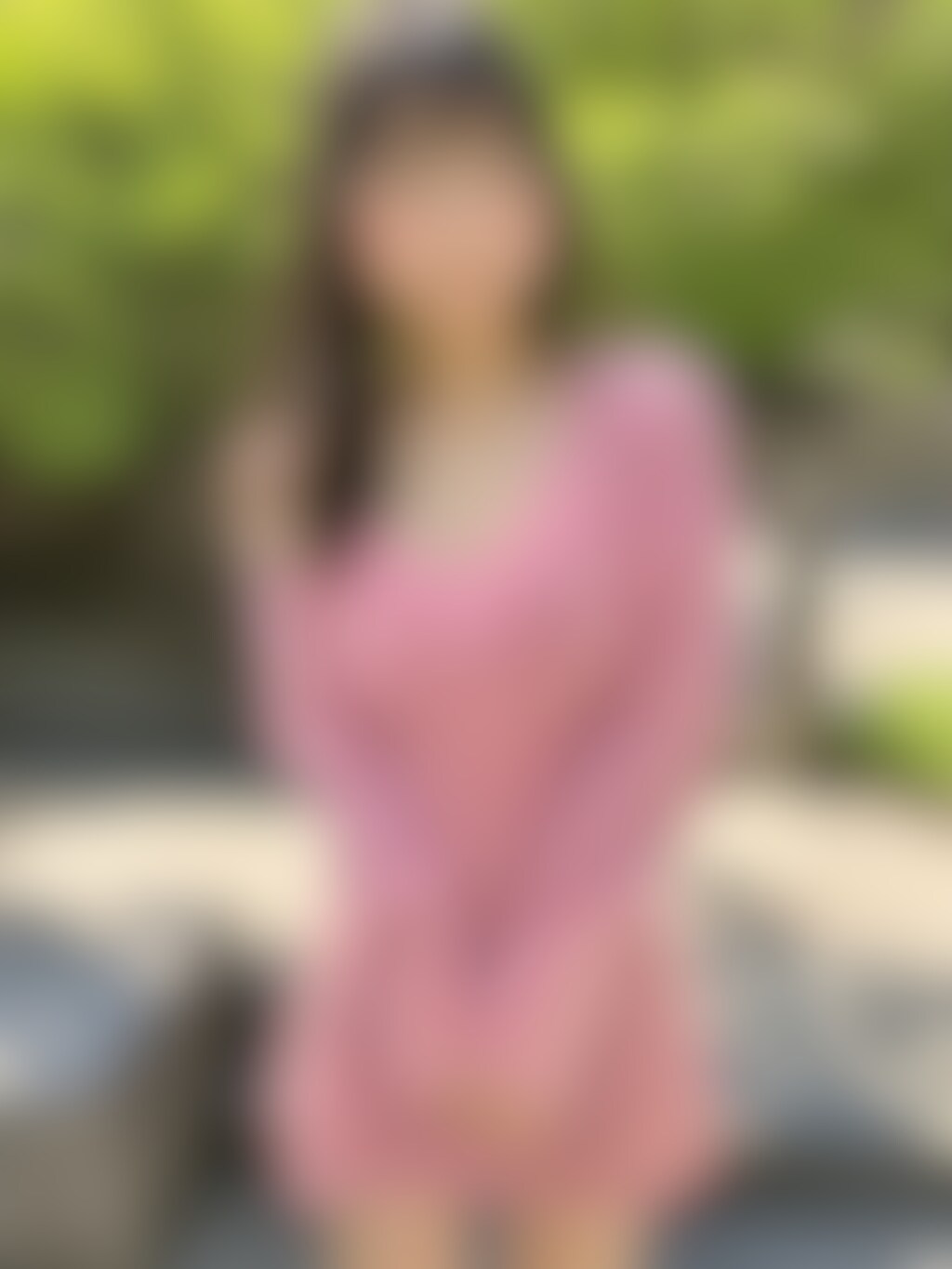 ちょっと恥ずかしい。丈が短くて