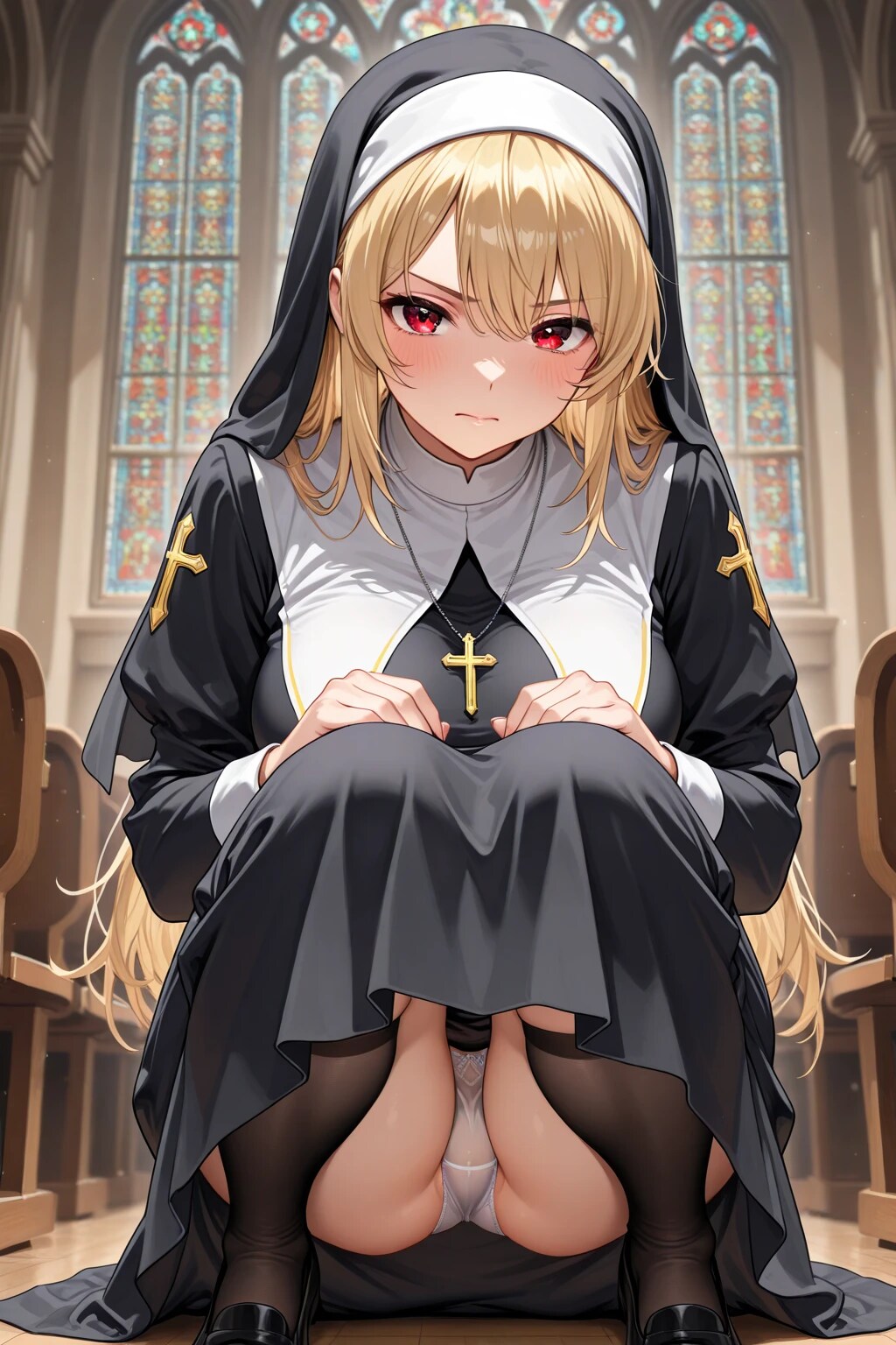 2枚:激おこシスターのパンチラ