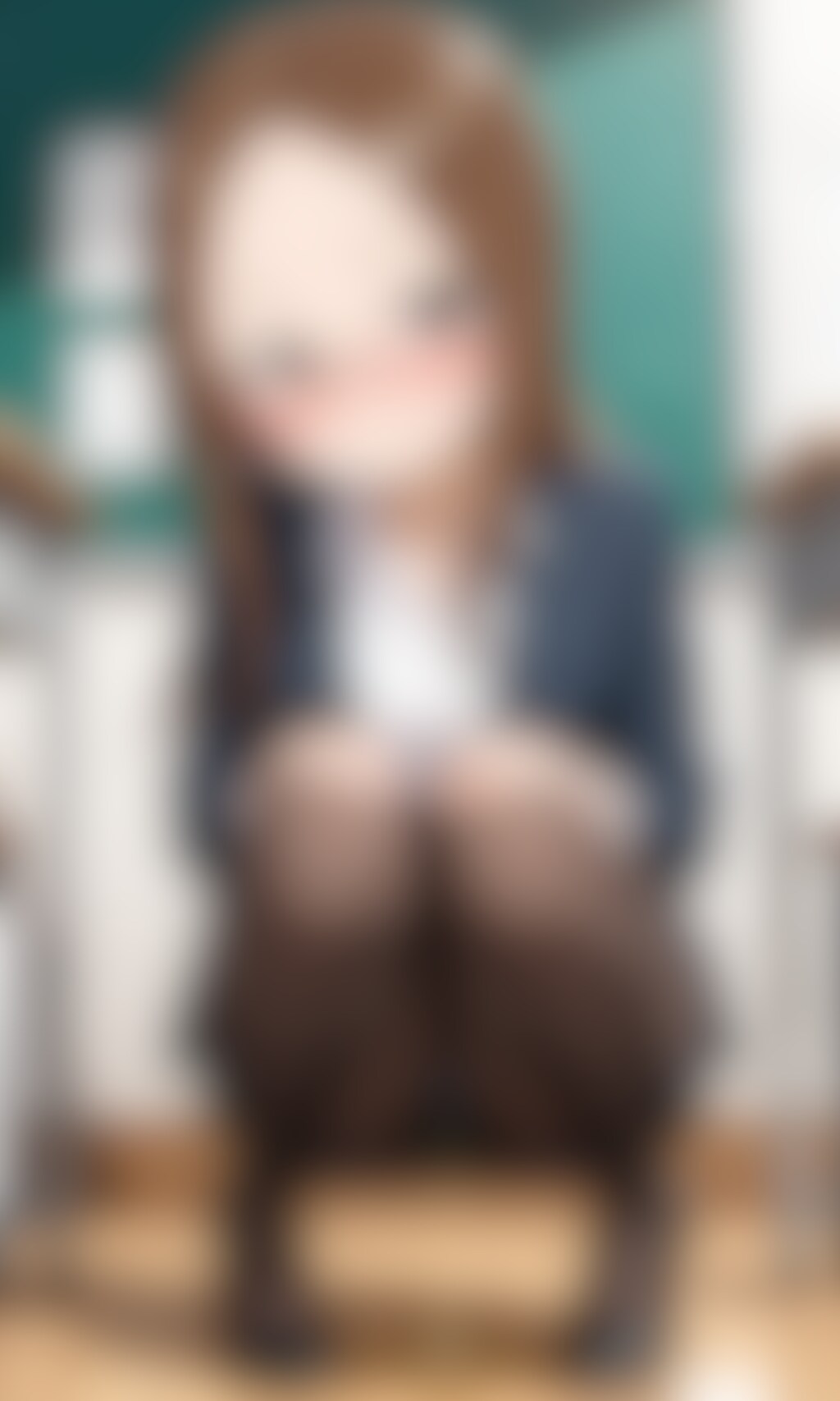 おしっこお漏らしチャレンジ【高〇さん】(眼鏡女教師)