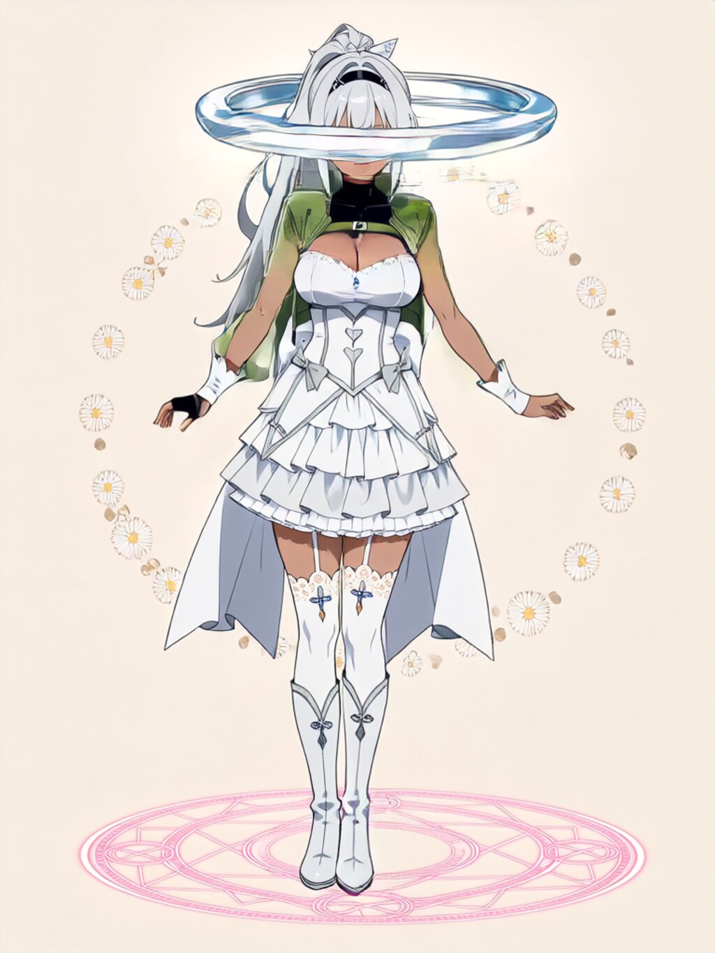 変身！魔法少女 褐色エルフさん【パラパライラスト】