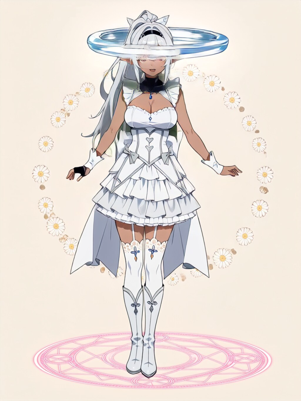 変身！魔法少女 褐色エルフさん【パラパライラスト】