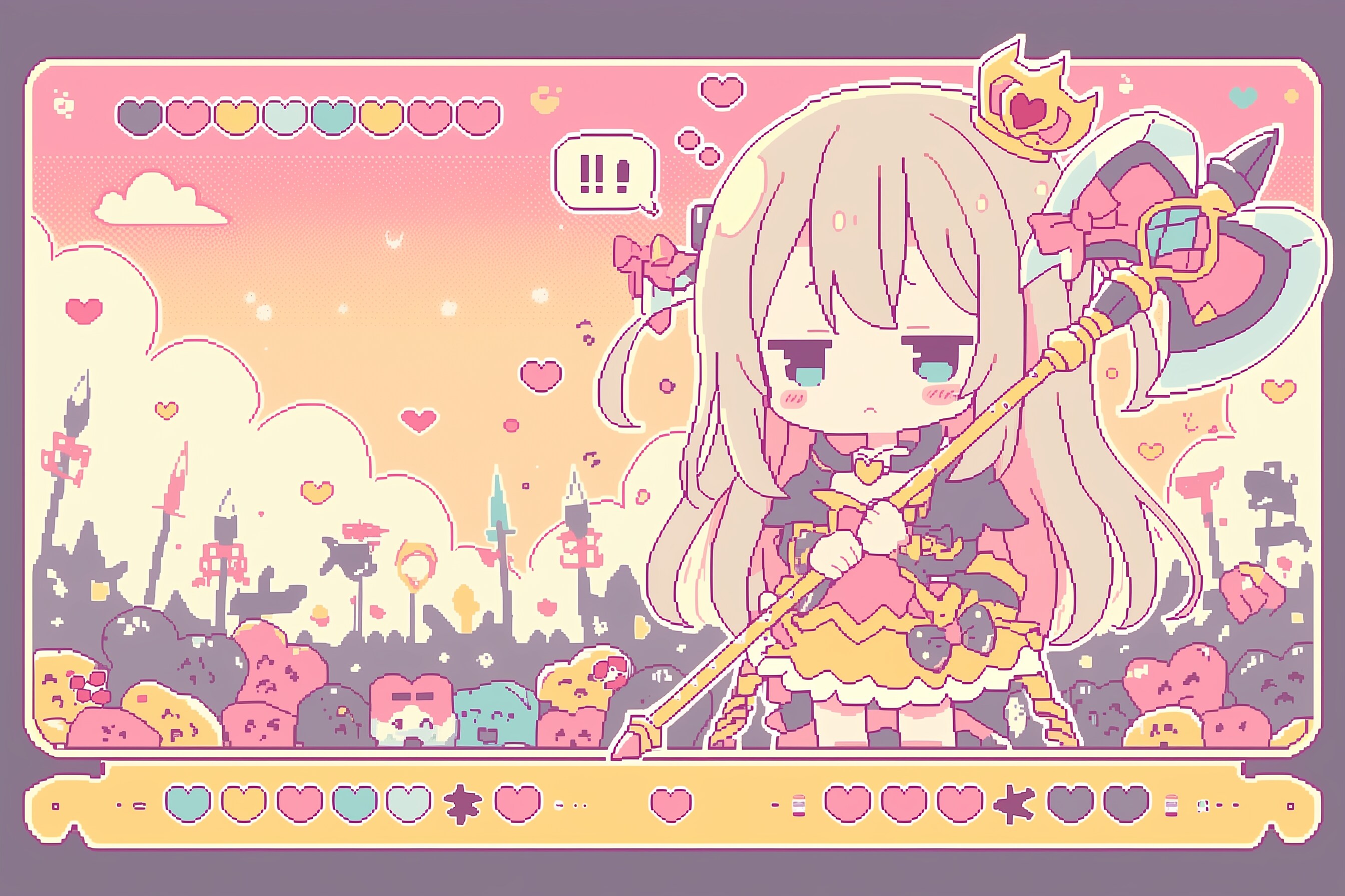 Pixel Chibi Valentine