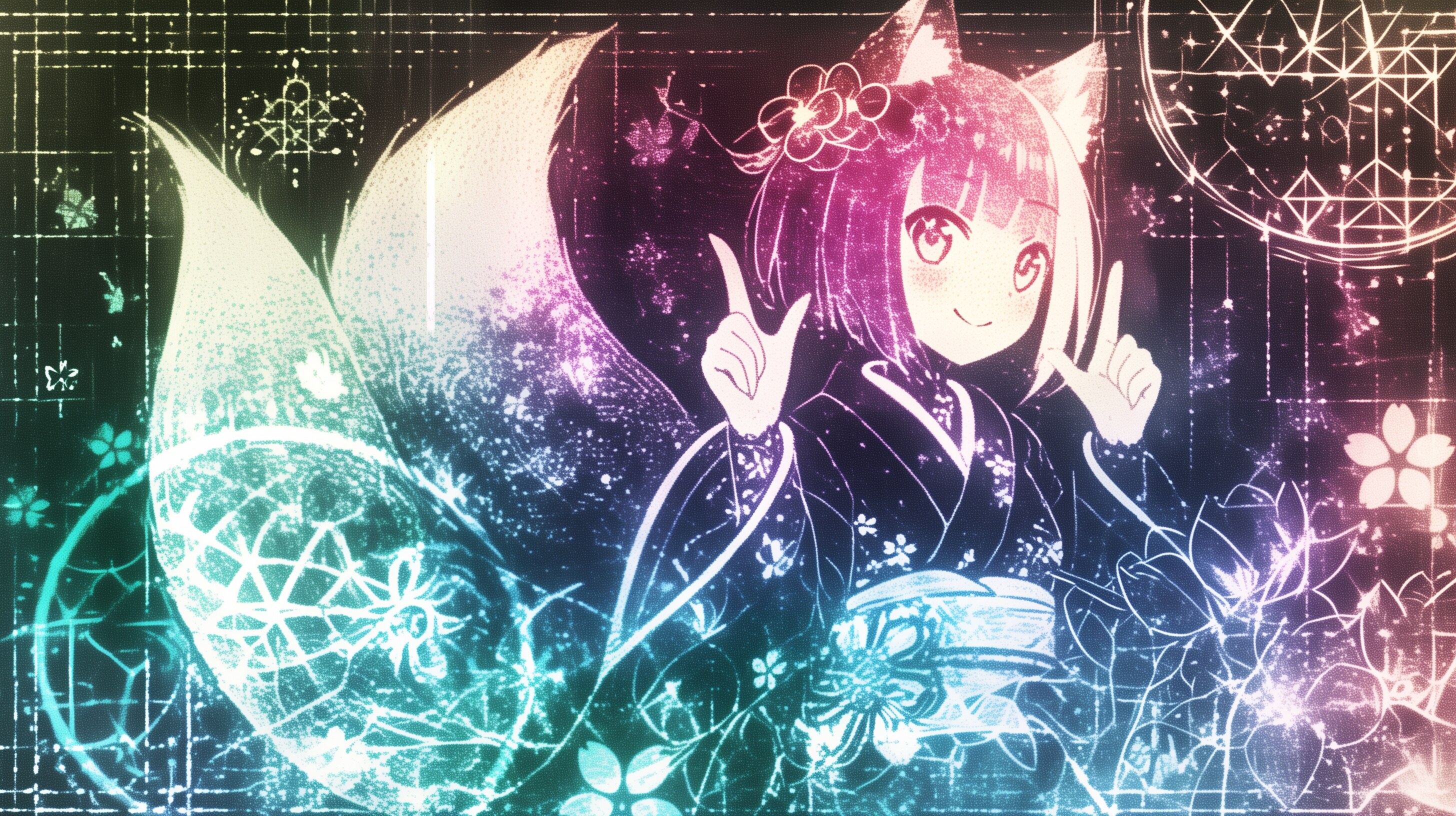 版画風狐娘ちゃんpart3