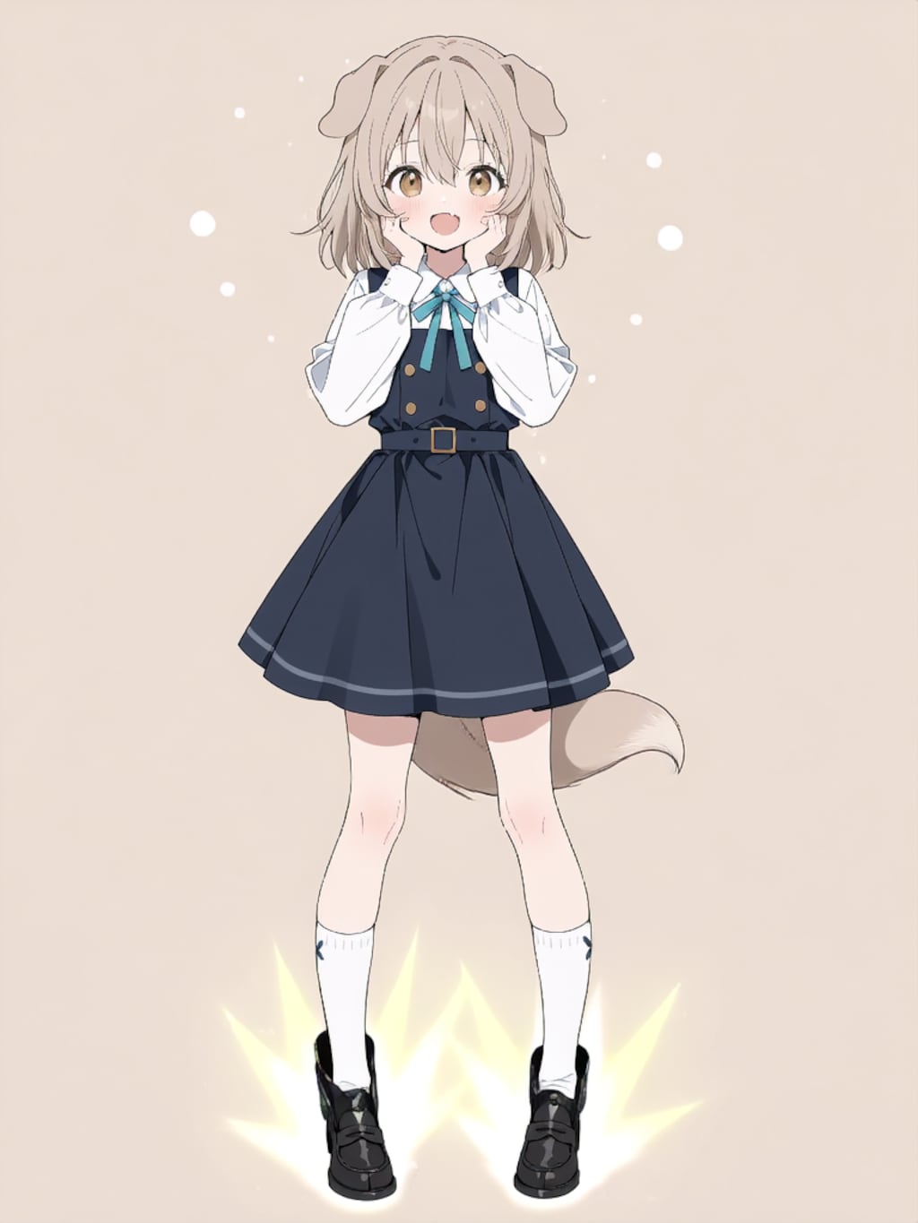 装着！けもぱわーど ぶらっく！【パラパライラスト】