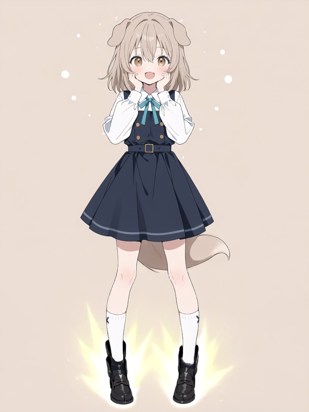 装着！けもぱわーど ぶらっく！【パラパライラスト】