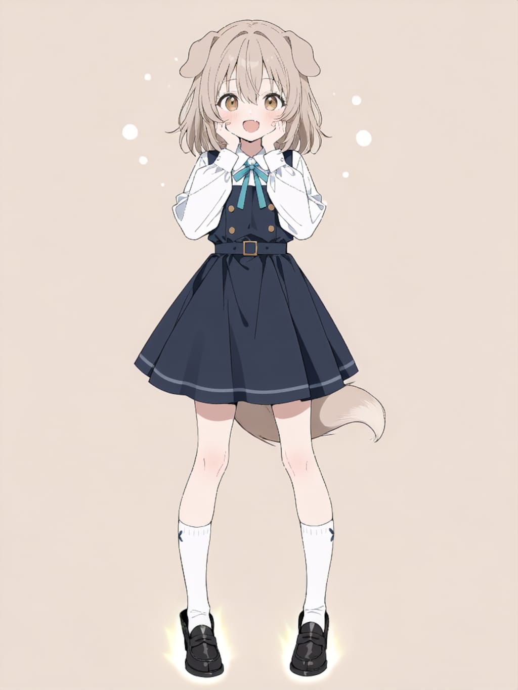 装着！けもぱわーど ぶらっく！【パラパライラスト】