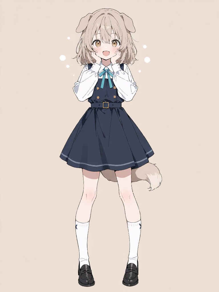 装着！けもぱわーど ぶらっく！【パラパライラスト】