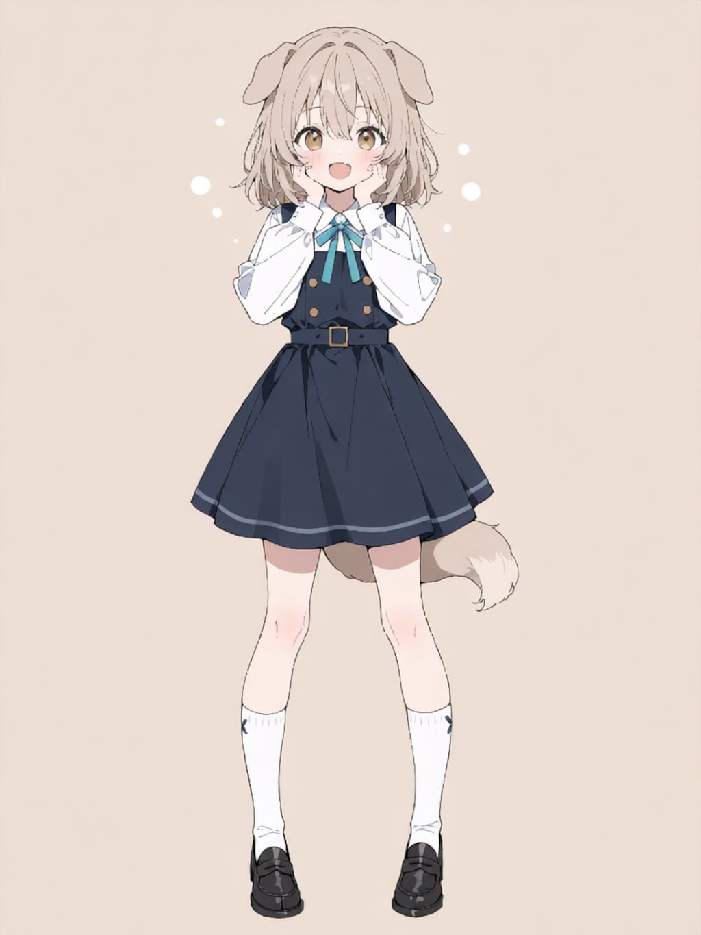 装着！けもぱわーど ぶらっく！【パラパライラスト】