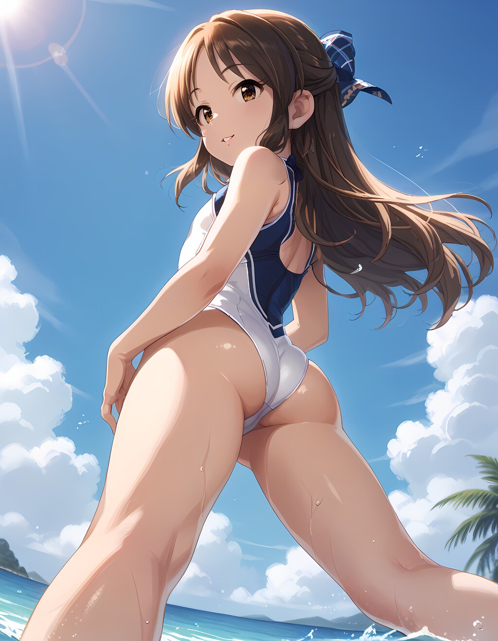 橘ありすグラビア撮影中【裏】