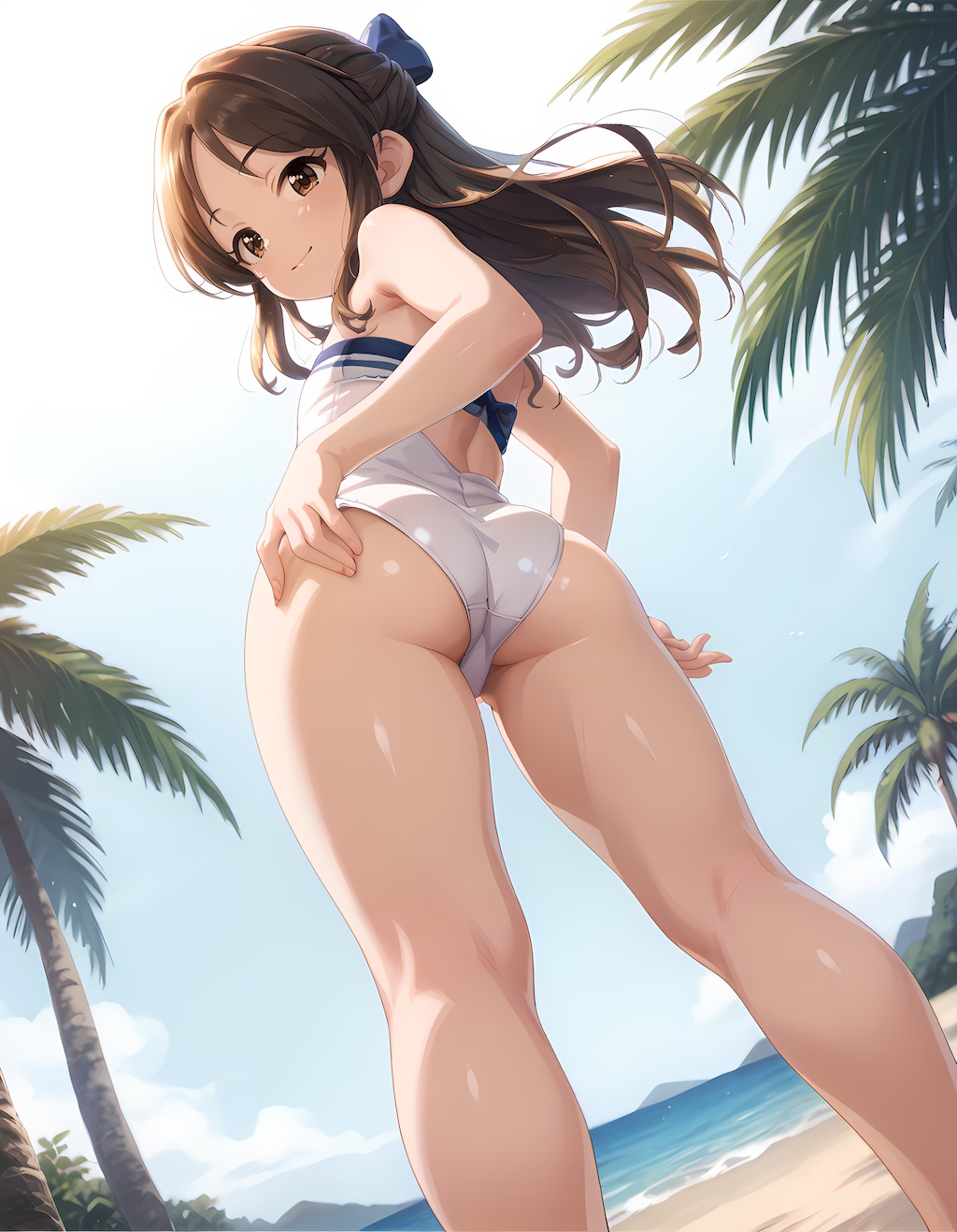 橘ありすグラビア撮影中【裏】