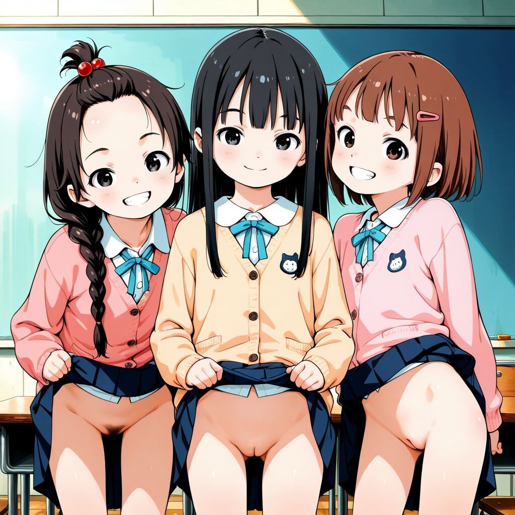 はいてないよっ！