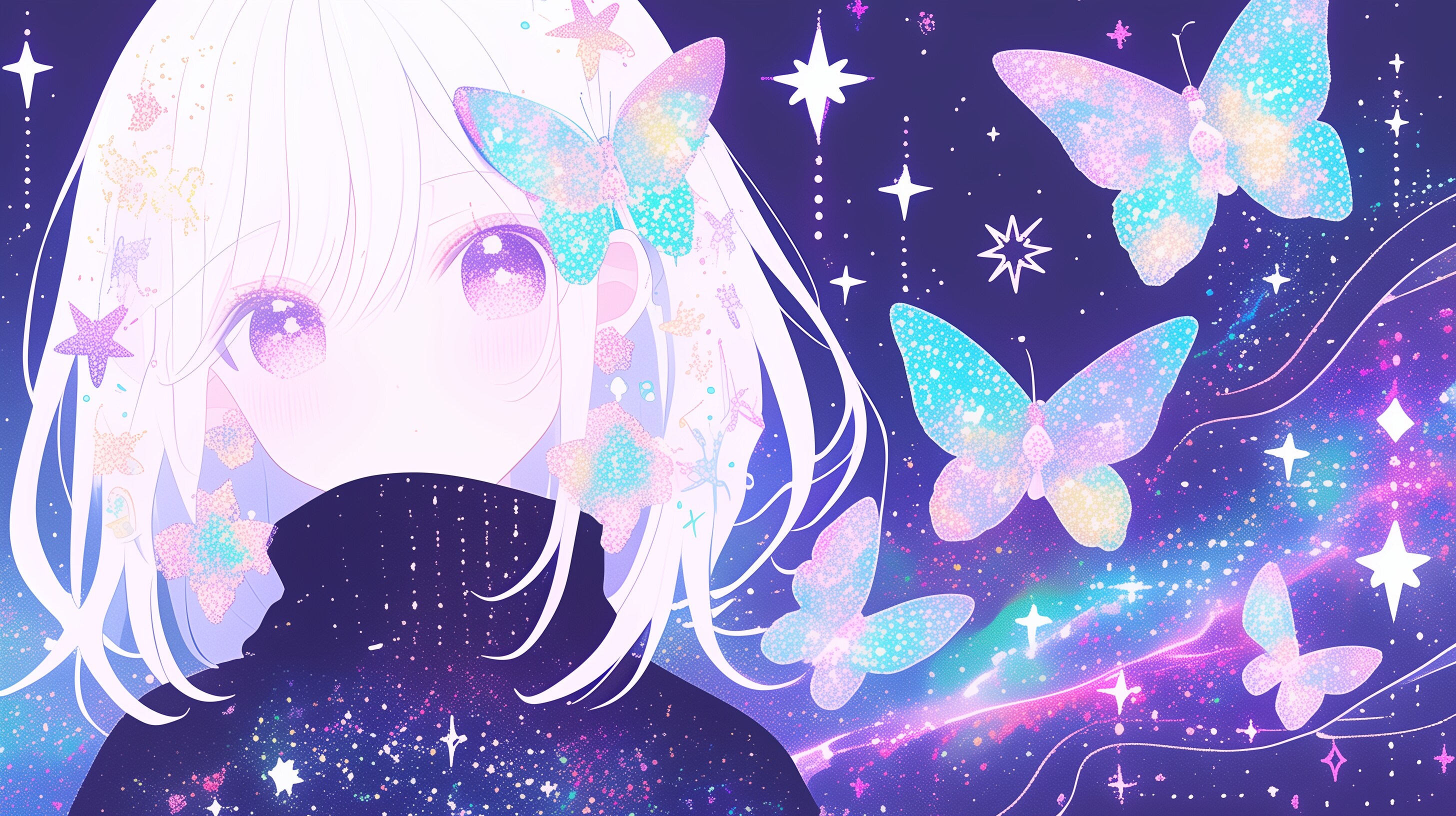 蝶で彩るKawaii世界