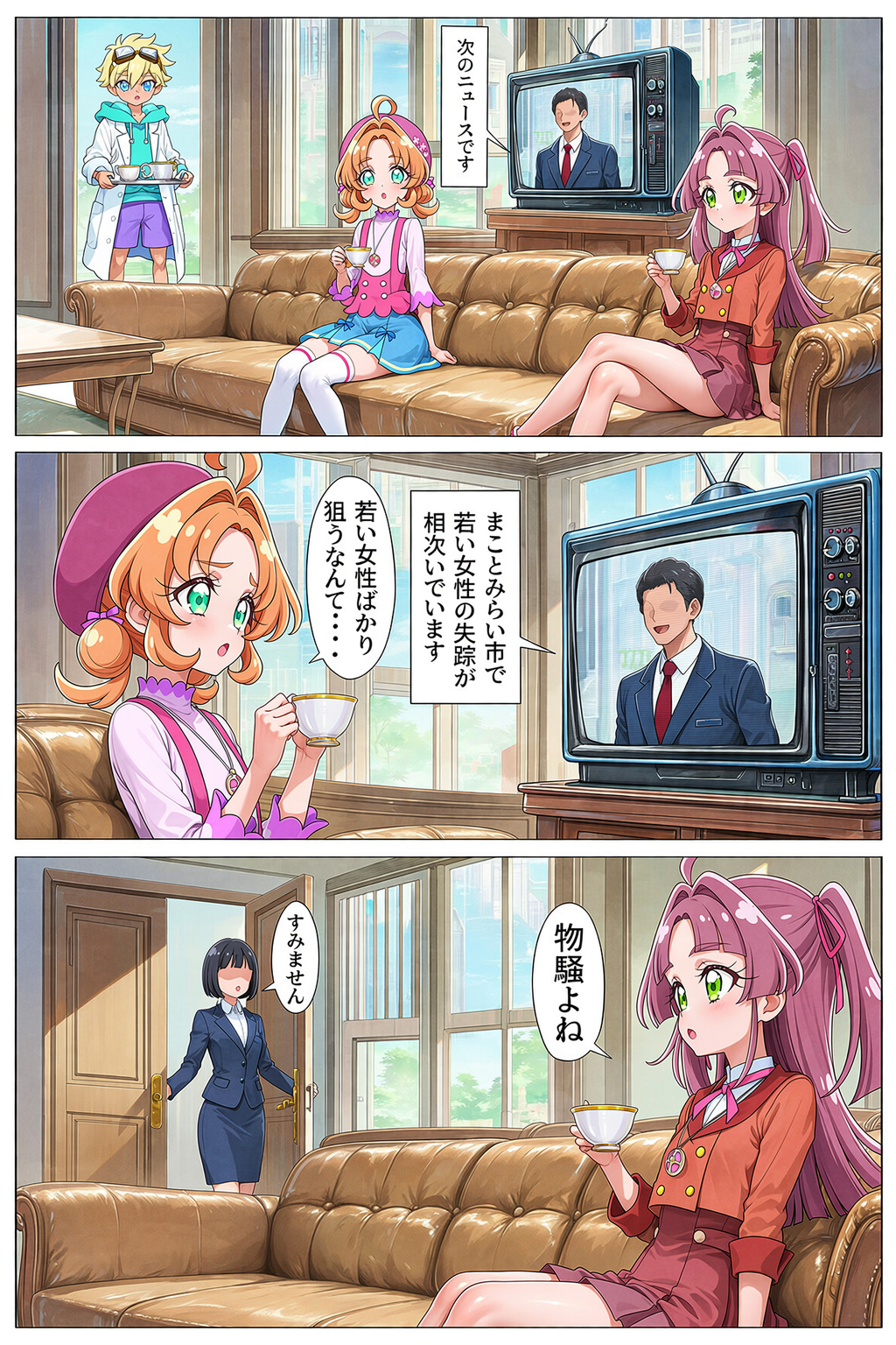 【リクエスト】連続失踪事件の犯人に捕まってしまった◯智あんなと◯林みくる