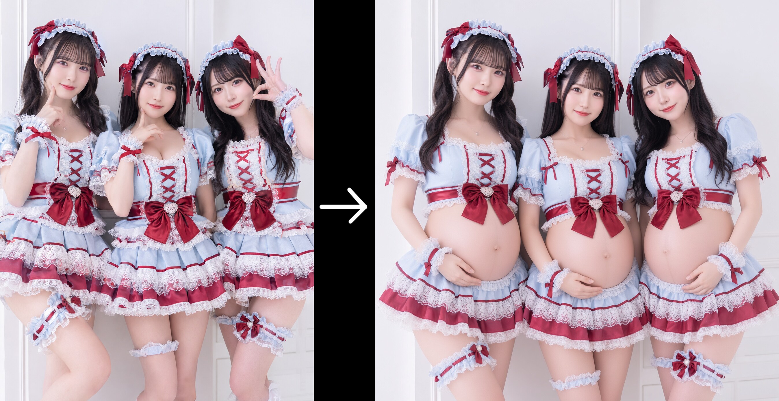 [11枚]アイドルのお腹を大きくしちゃった