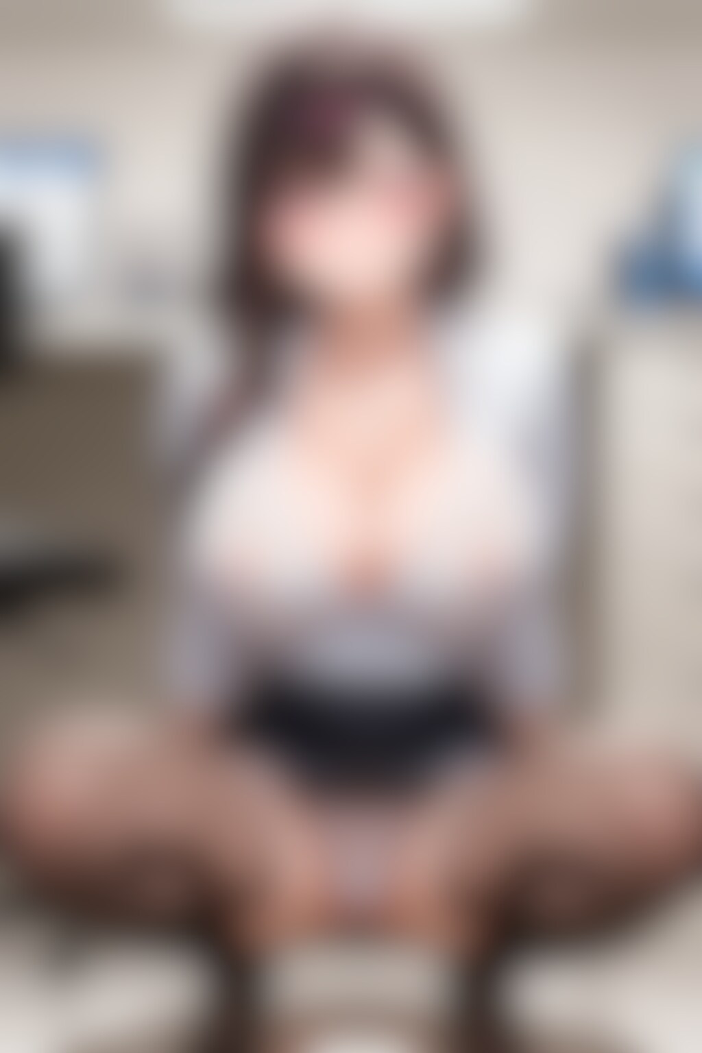 11枚：確信犯的しゃがみマンスジ