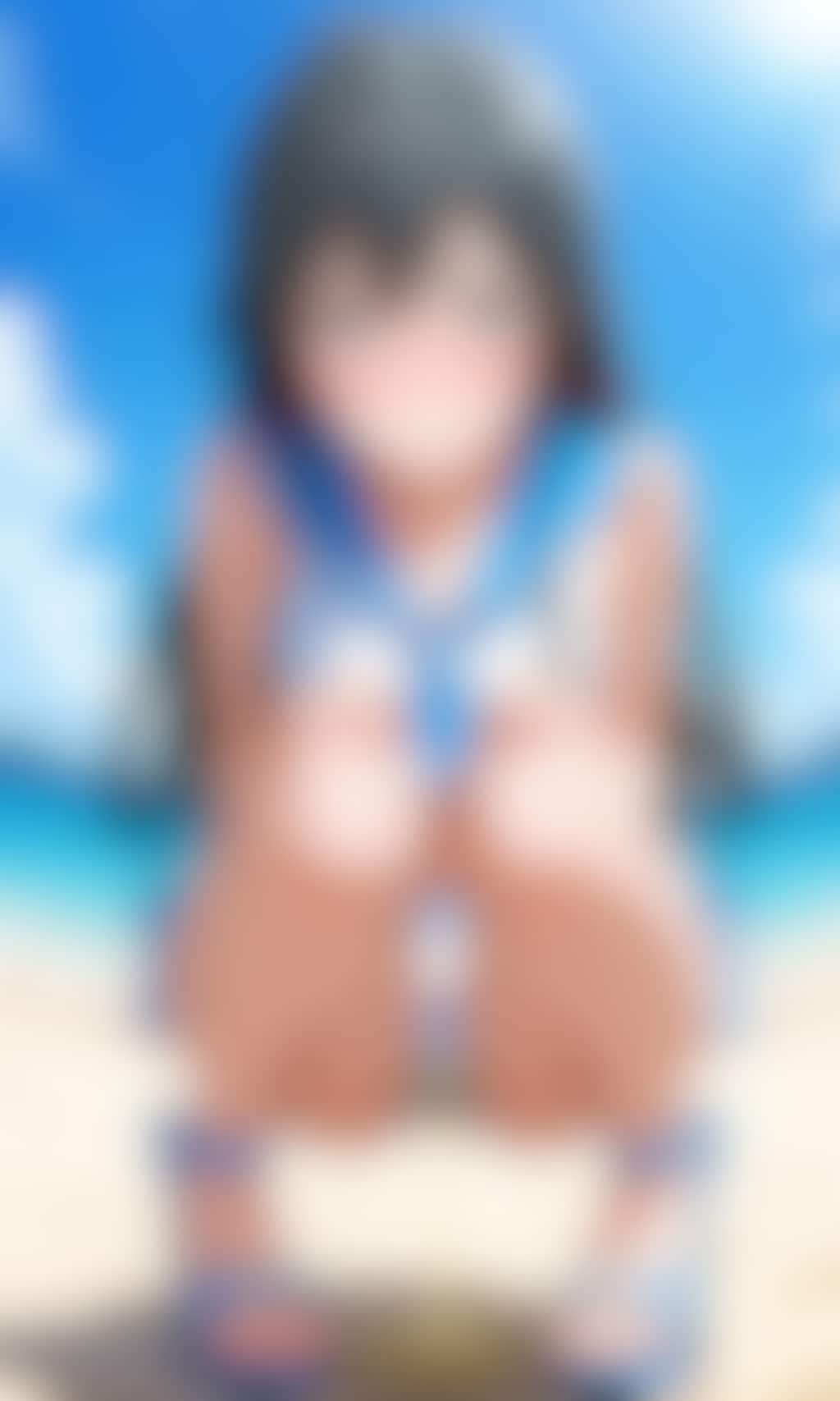 おしっこお漏らしチャレンジ【雪ノ〇雪乃】(セーラーミズギ)