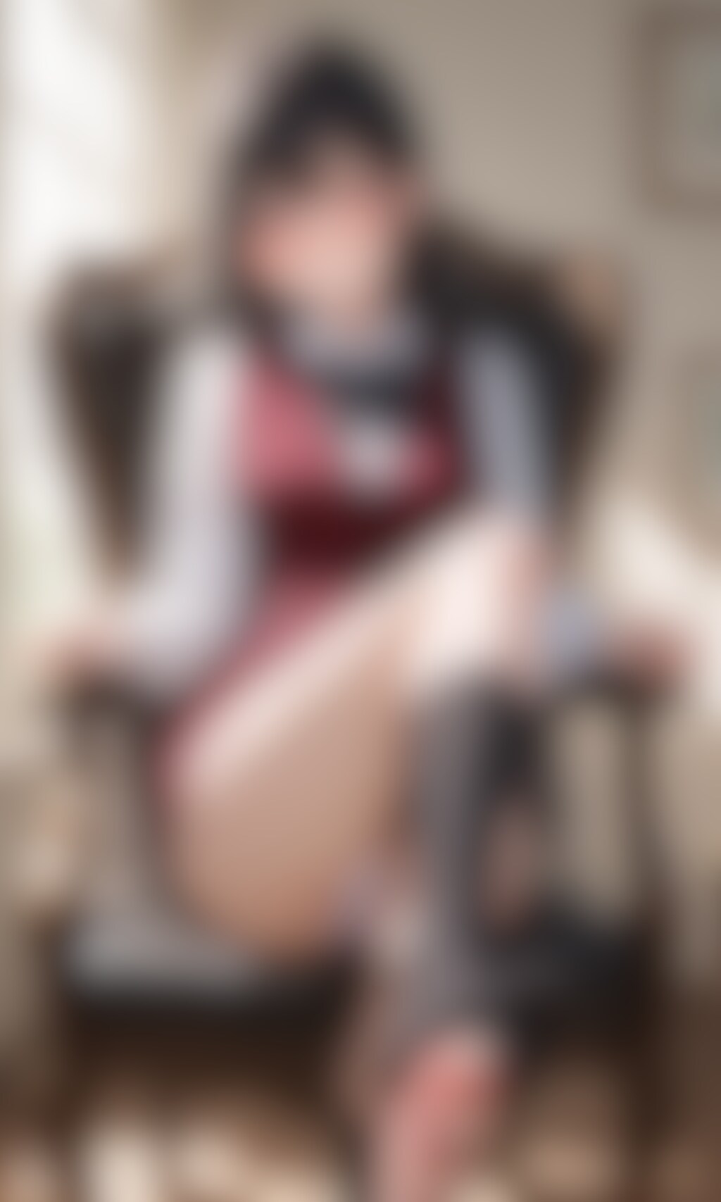 パンチラ足こき