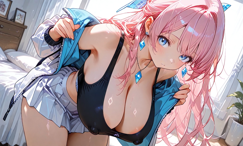 前のめりになって