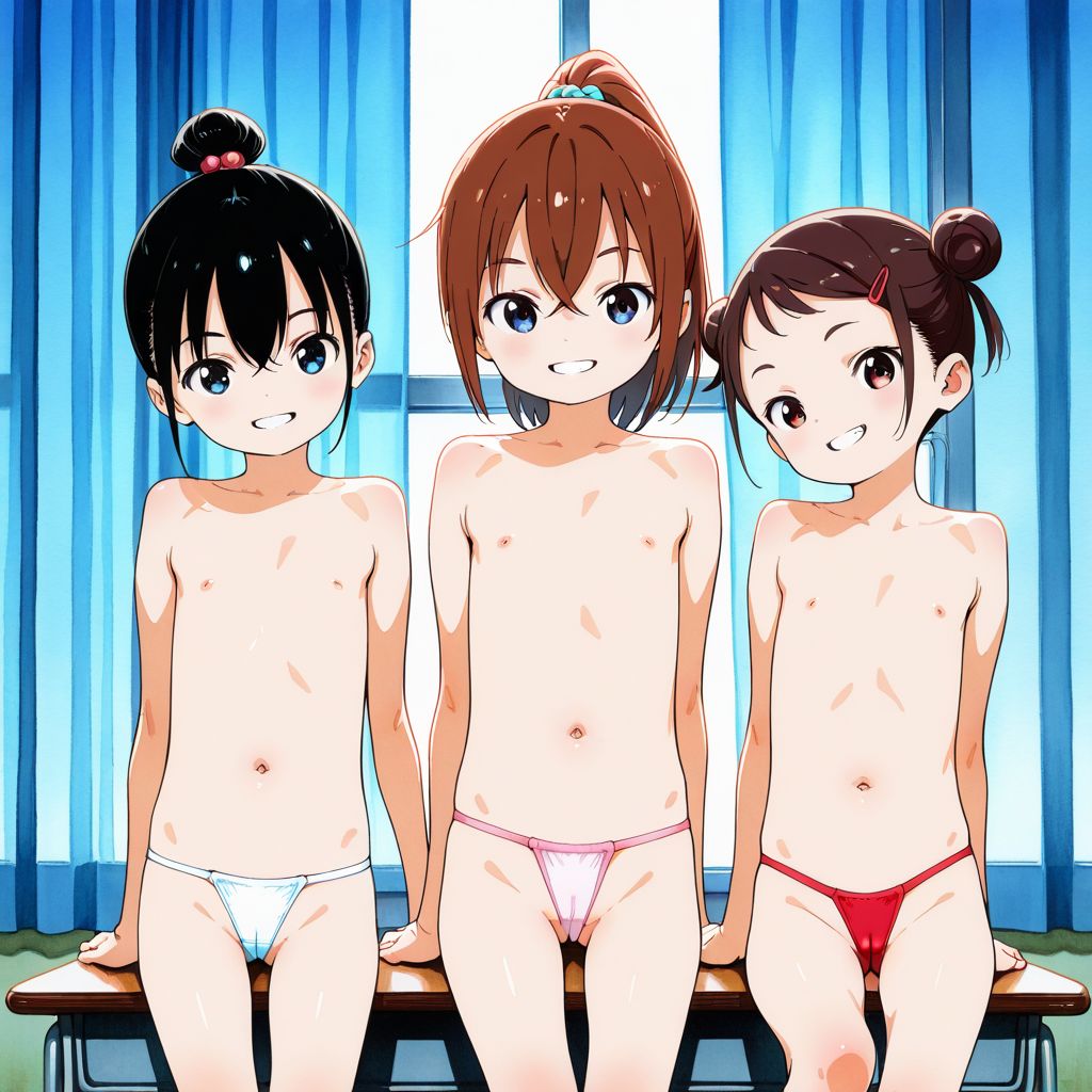 パンツ一枚！