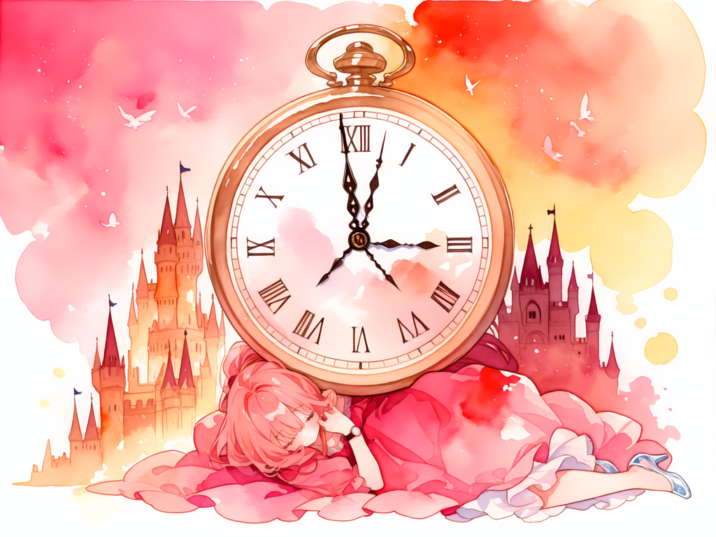 シンデレラをイメージしたイラスト