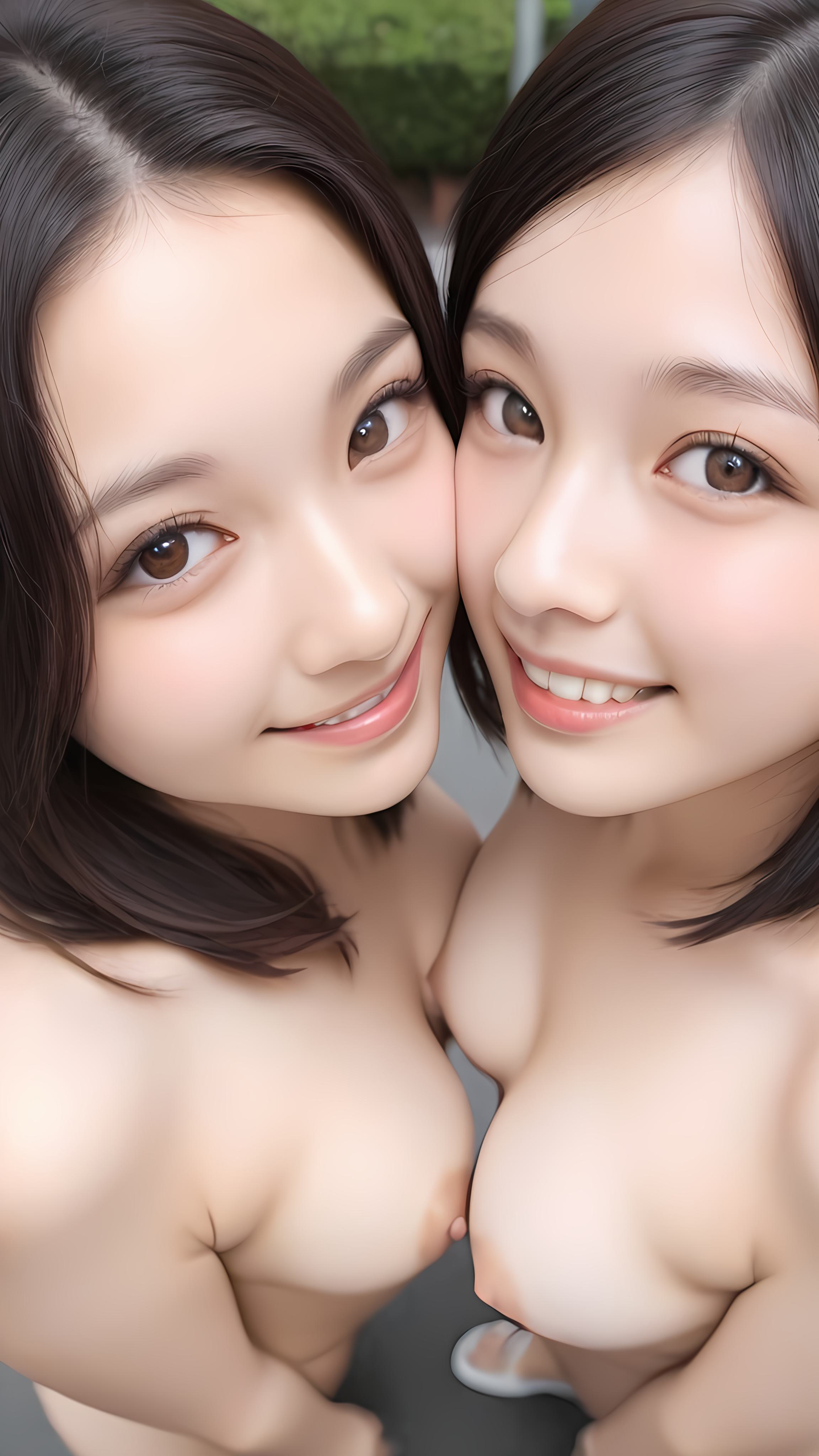 【40枚】彼女が趣味トモを連れてきたので×二人組