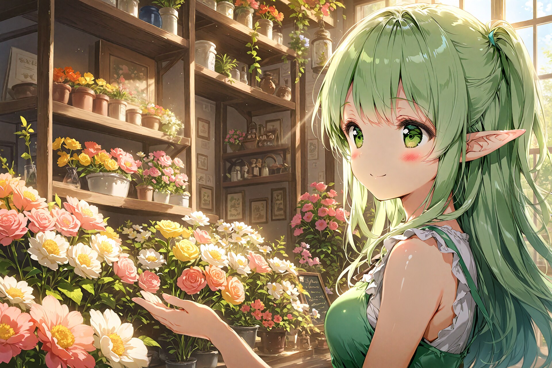 エルフの花屋さん