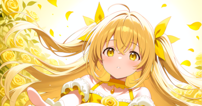 黄色の魔法少女 別イラスト