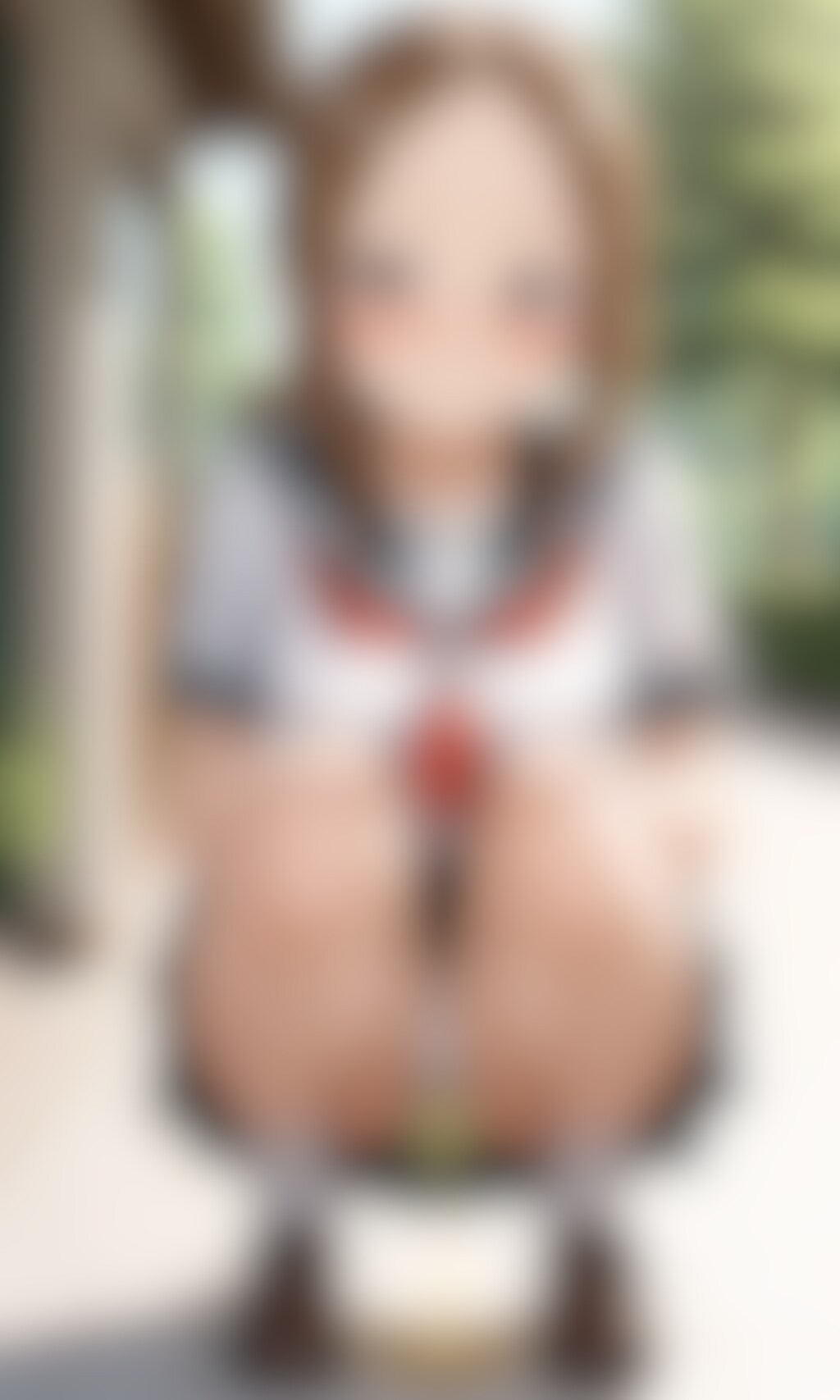 おしっこお漏らしチャレンジ【(元)高〇さん】(制服)