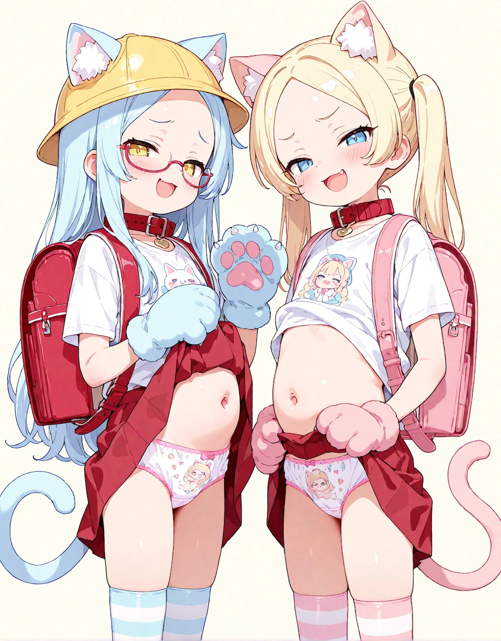 Wメスガキ猫ちゃん