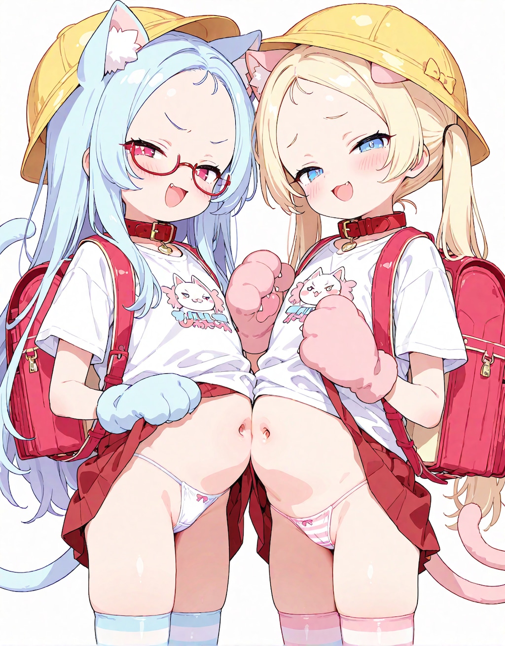 Wメスガキ猫ちゃん