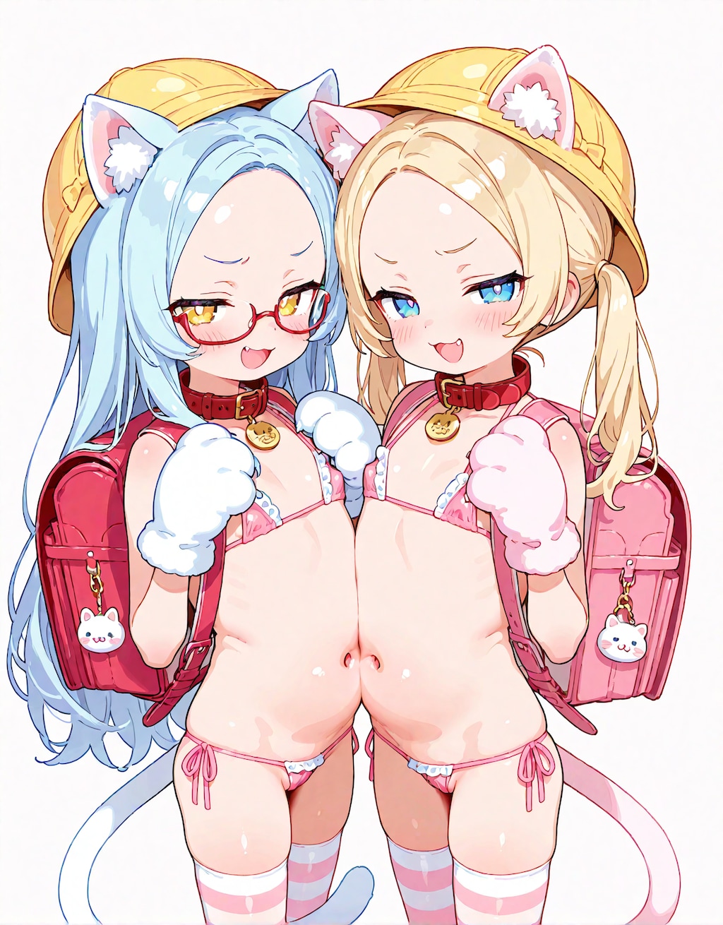 Wメスガキ猫ちゃん